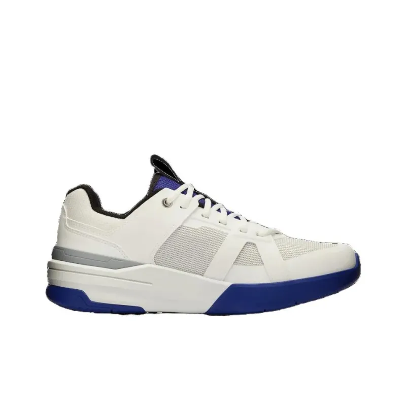 On Anti Slip Wear Resistant Low Top Kids' Training Shoes White Blue Teenagers-1