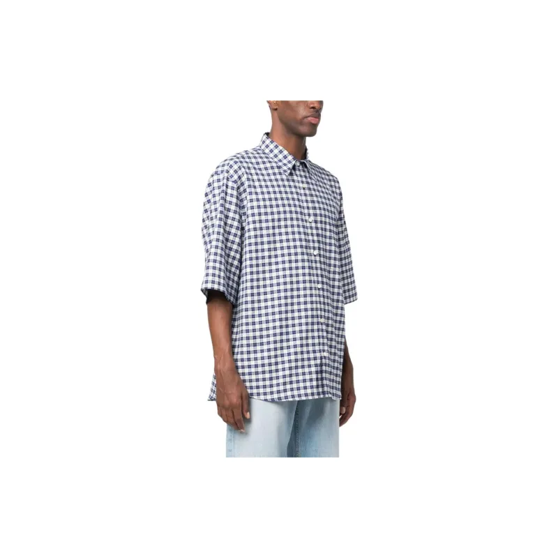 Acne Studios Checkered Button Up Shirt-4