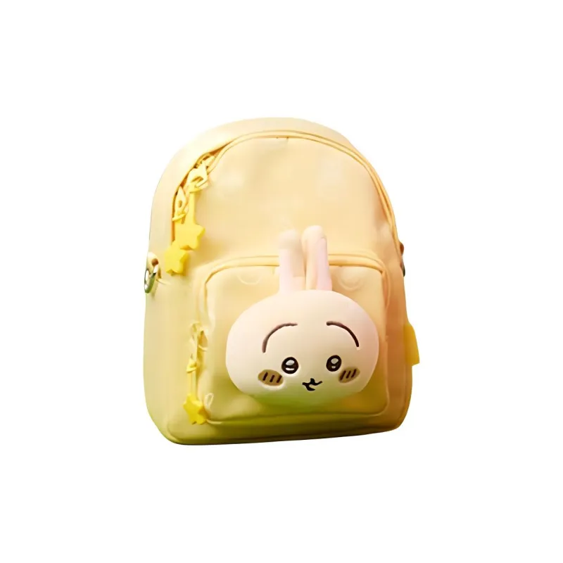 MINISO Polyester Crossbody Bag, Shoulder Bag Unisex Pink/Blue/Yellow-6