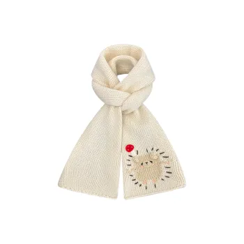 SLEEPYWALK Yarn Knit Scarves Unisex Beige/Khaki/Pink/Green/Red/Black