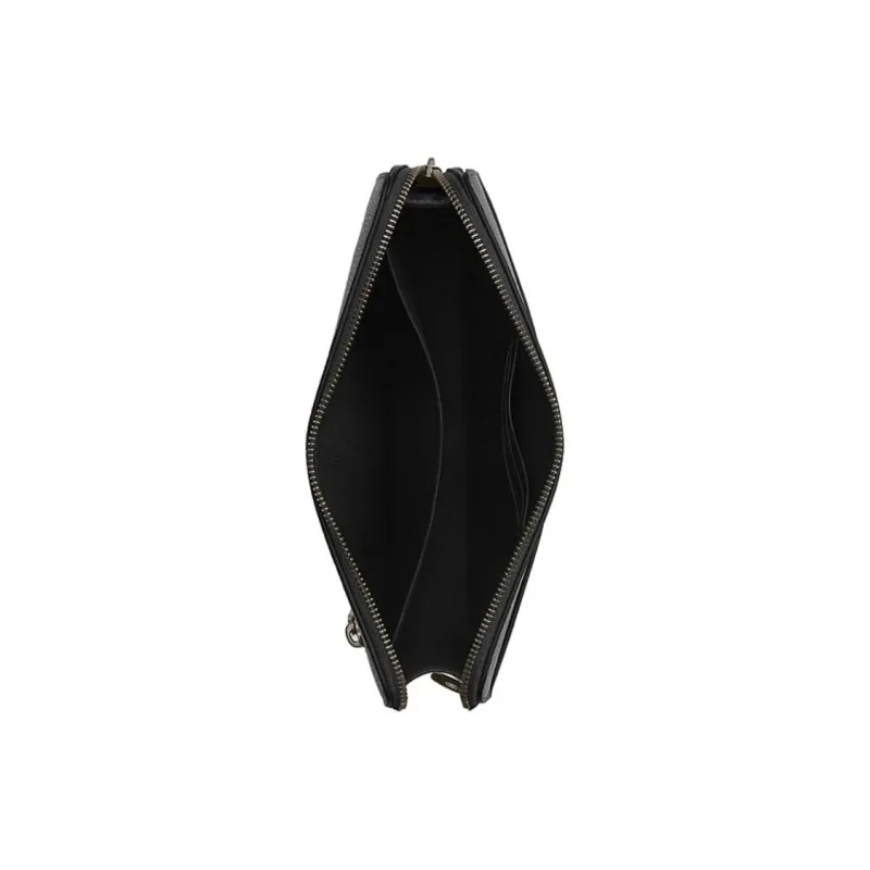 COACH Cow Leather Clutch Medium Size Men's Black-2