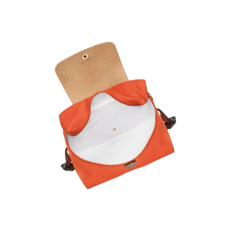 LONGCHAMP Le Pliage Canvas Backpack Medium Size Women's Orange-3