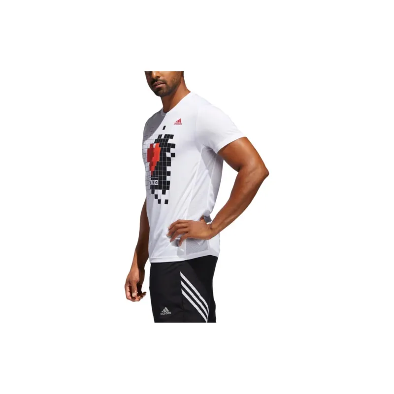 Adidas OWN THE RUN T-Shirt Men's White-4