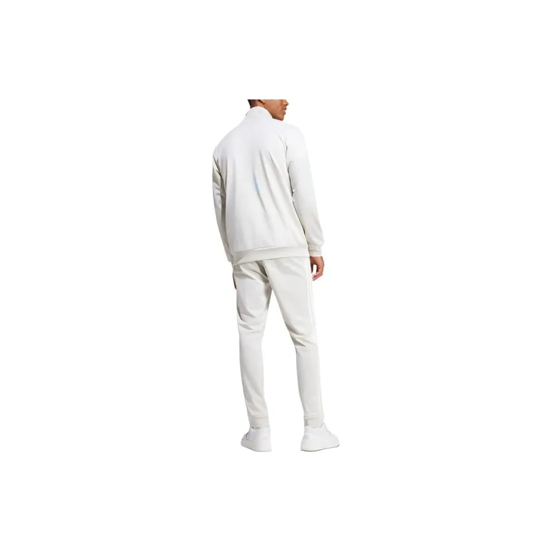Adidas Basic 3-Stripes Tricot Track Suit Casual Sportswear Men's White-0