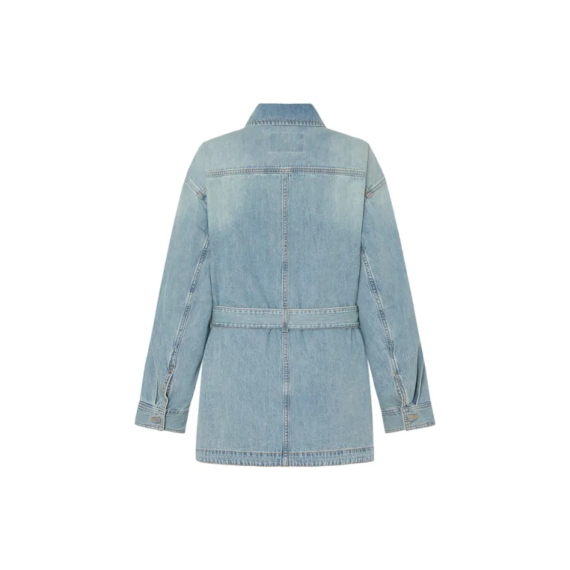 MOCO Denim Jacket Women's Denim Blue-1