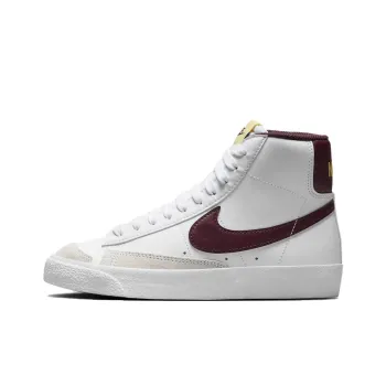 Nike Blazer Mid High-Top Kids' Skateboarding Shoes White Red Teenagers