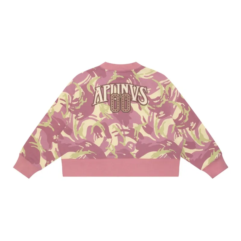 Aape Sweatshirt Women's Red Camouflage-1