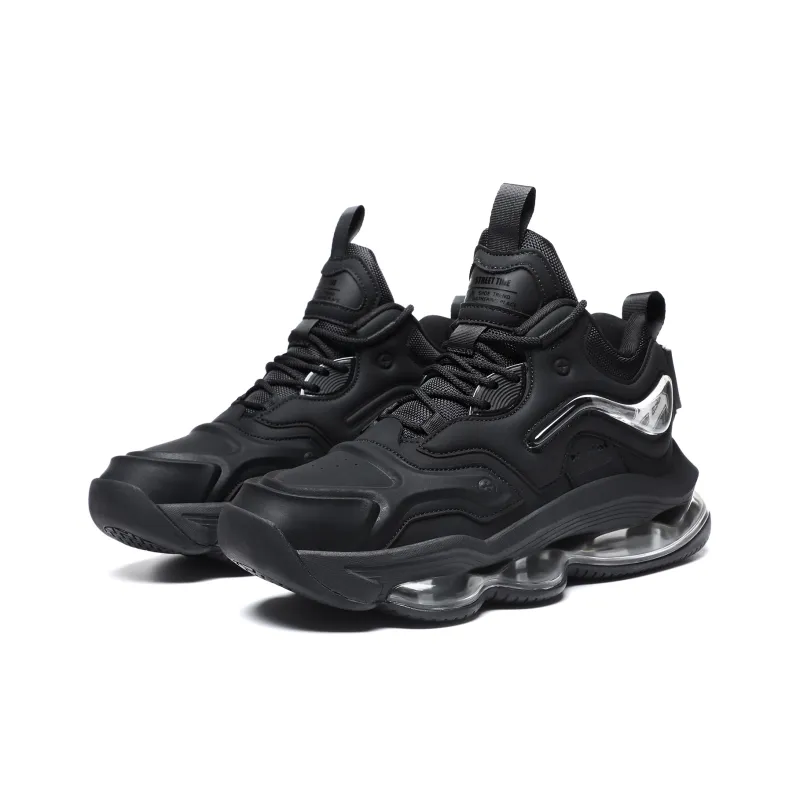 N·HOT Slip-Resistant Height Increasing Mid-Top Air Cushion Casual Running Shoes Men's-7