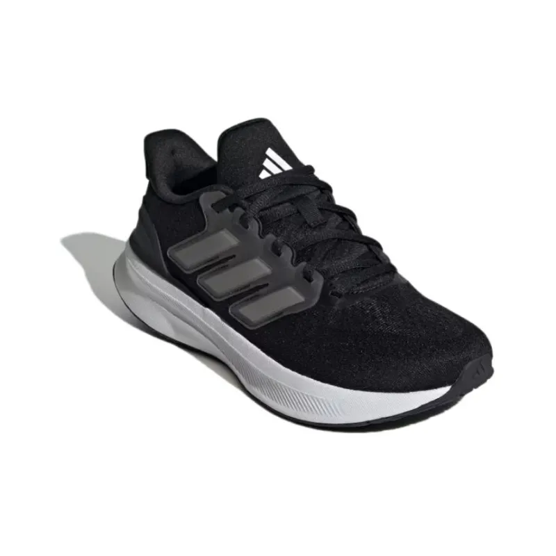 Adidas Breathable Support Low Top Kids' Running Shoes Black White Teenagers-3