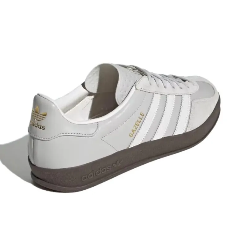 Adidas Gazelle Indoor Grey Core White Gum-3