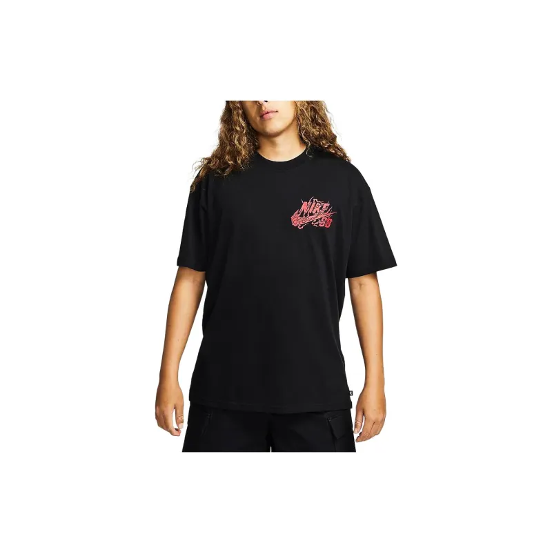 Nike Dragon New Year's Collection T Shirts Men Black-2