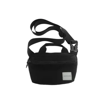 Travel Nylon Sling Bag Fanny Pack Regular Unisex Black/Linen Gray/White/Pink/Blue