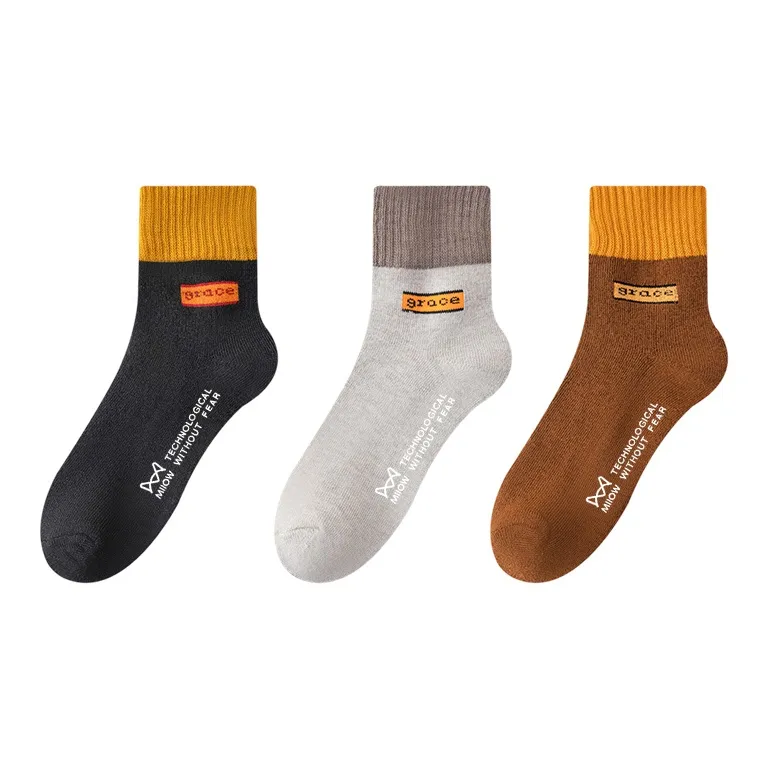 MIIOW Mid-Calf Socks Men's Combo Set-19