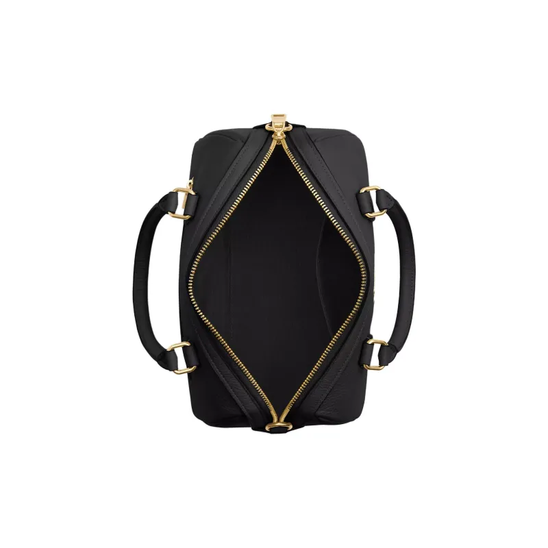 COACH Rowan Pebbled Leather Shoulder Bag, Crossbody Bag, Handbag Medium Size Women's Black-2