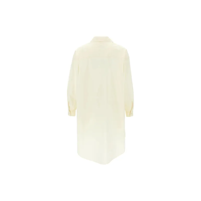 MM6 Maison Margiela Logo Printed Shirt Dress-1