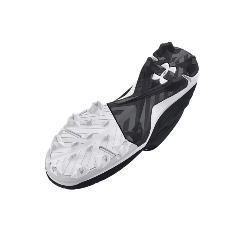 Under Armour Leadoff Anti Slip Wear Resistant Mid Top Training Shoes Men's Black-3