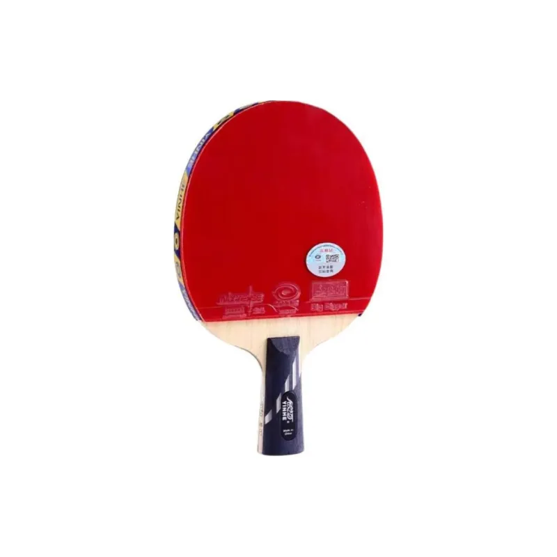 YINHE Ping Pong Paddles Unisex All Wood With Carbon Fiber Red Black-6
