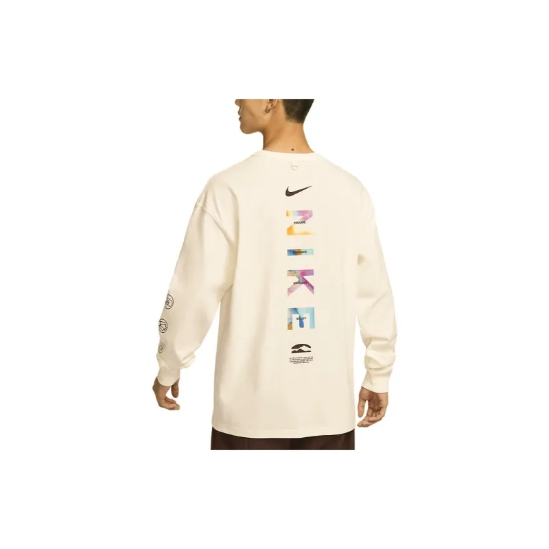 Nike T Shirts Men Sail White-3
