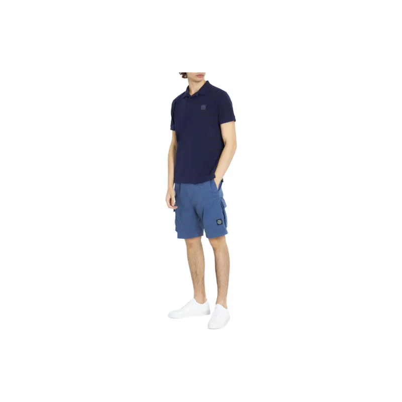 STONE ISLAND Logo patch Polo Shirt-1