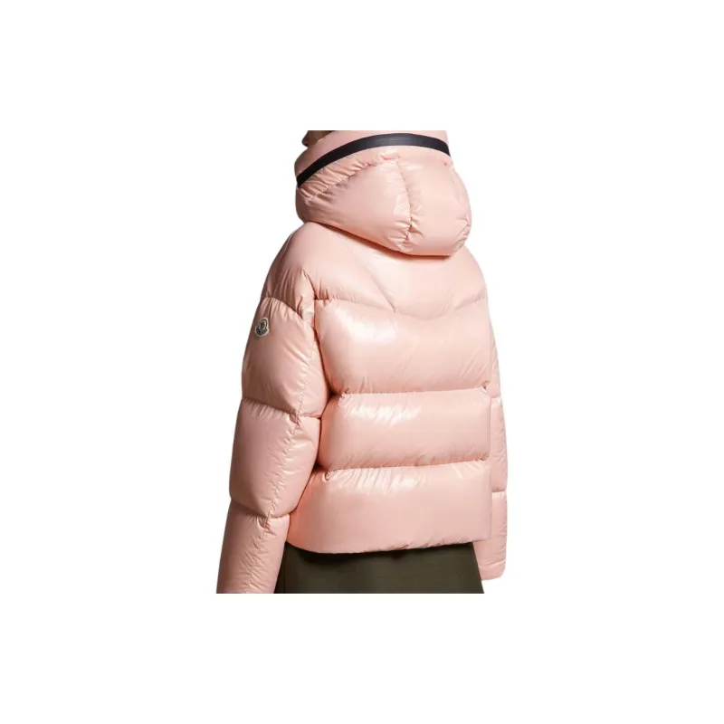 Moncler Huppe Short Down Jacket 'Pink'-3