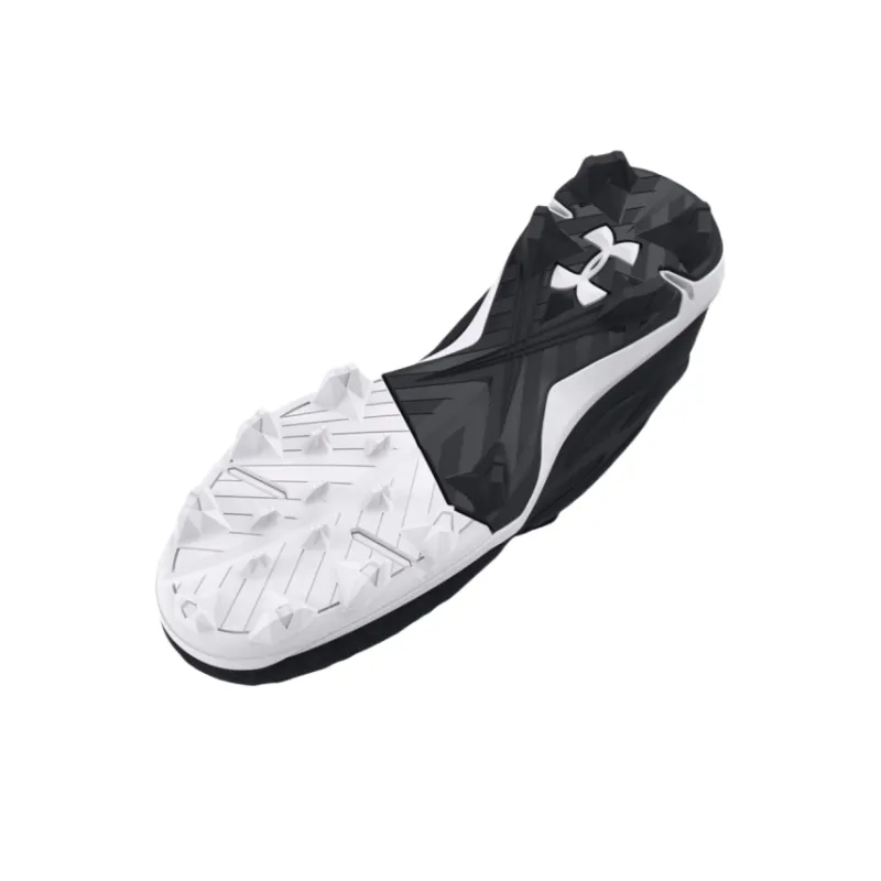 Under Armour Leadoff Slip Resistant Coverage Low Top Training Shoes Men's Black White-4