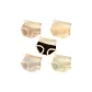 MY-8922/Khaki+Apricot+Black+Light Blue+Light Green/5 Pack