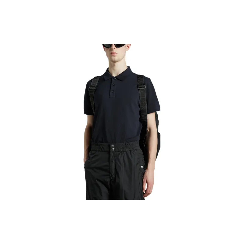 Moncler FW22 Polo Shirts Men Navy-2