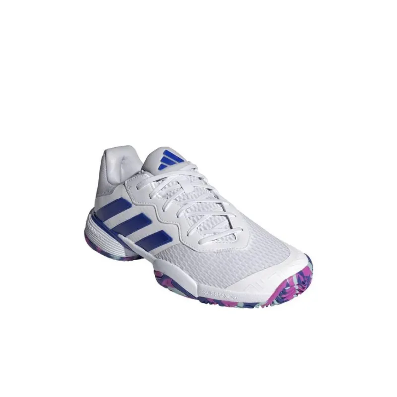 Adidas Barricade Anti Slip Wear Resistant Low Top Kids' Training Shoes White Kids'-2