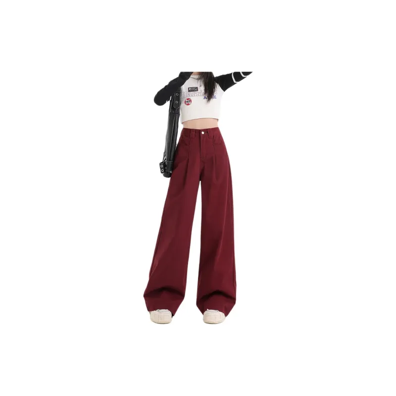 Oudifu Jeans Women's Ancora Red-3
