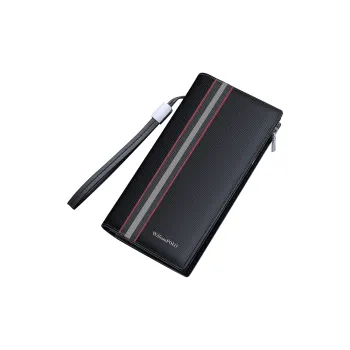 WilliamPOLO Cow Leather Multifunction Wallet With Phone Slot And Money Clip Regular Men's Multicolor