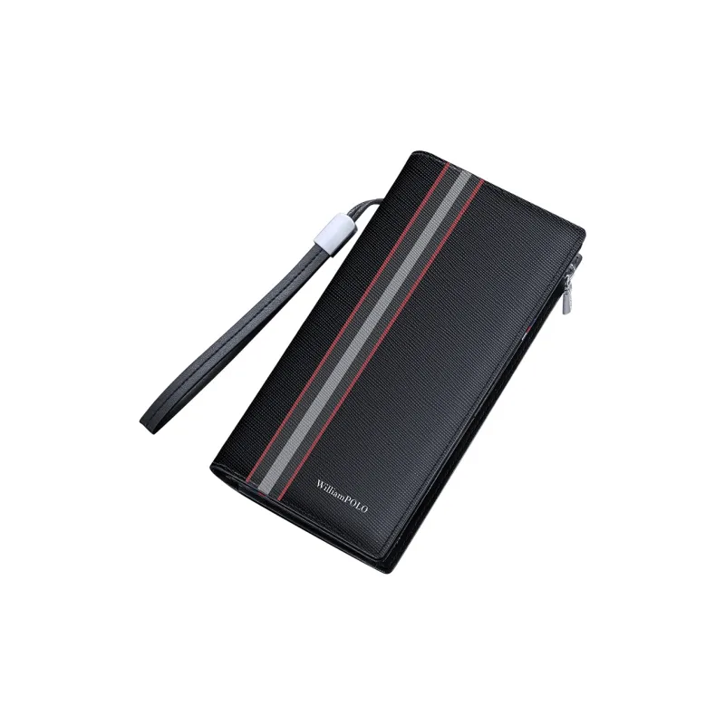 WilliamPOLO Cow Leather Multifunction Wallet With Phone Slot And Money Clip Regular Men's Multicolor-0