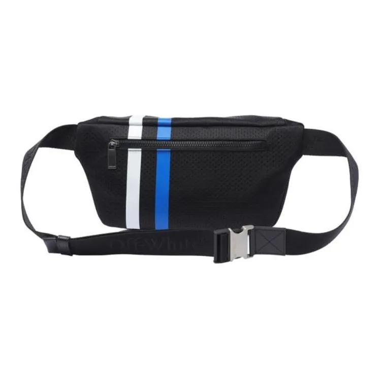OFF WHITE Outdoor Baseball Waist Bag Black-6