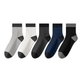 MIIOW Mid-Calf Socks Men's 5 Pack