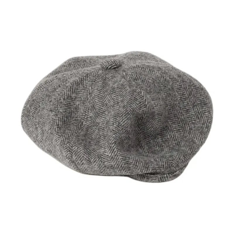MIU MIU Fabric Berets Unisex Gray-1
