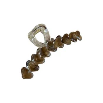 Left Europe Acrylic Hair Clips Women's