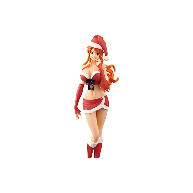 BANPRESTO Nami Glass Factory One Piece One Piece Christmas Scale Figures Red 20cm-1
