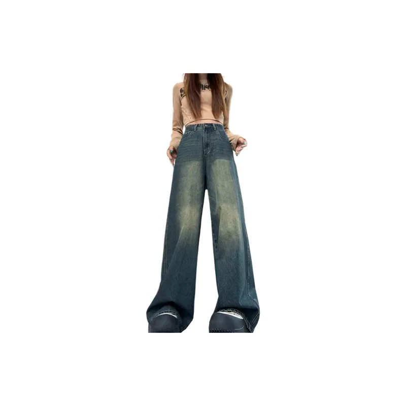 Concubine Zhu Jeans Women's Vintage Blue-1