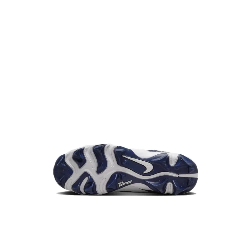 Nike Alpha Huarache 4 Anti Slip Wear Resistant Kids' Training Shoes White Blue Kids'-4