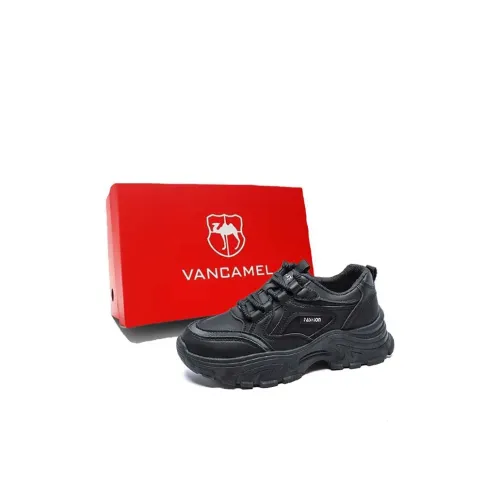 VanCamel Cushioned Wear-Resistant Lightweight Breathable Slip-Resistant Low-Top Chunky Sneakers Women's