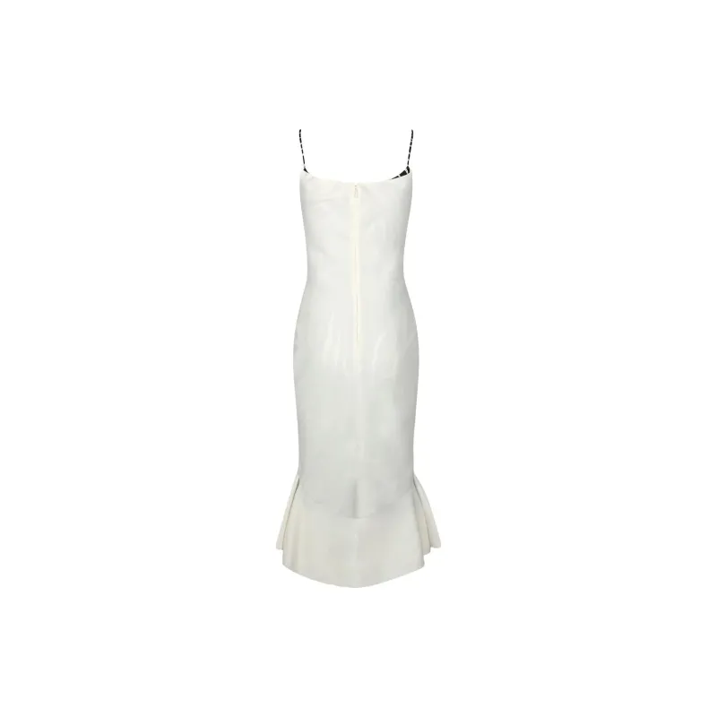 VERSACE Twofer Cocktail Dress 'White'-1