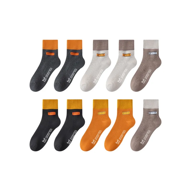 MIIOW Mid-Calf Socks Men's Combo Set-47
