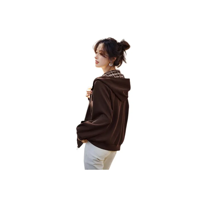 Mo Han Yi Mei Sweatshirt Women's Tan-1