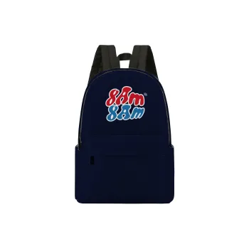 HINY Polyester Students Backpack Unisex Blue