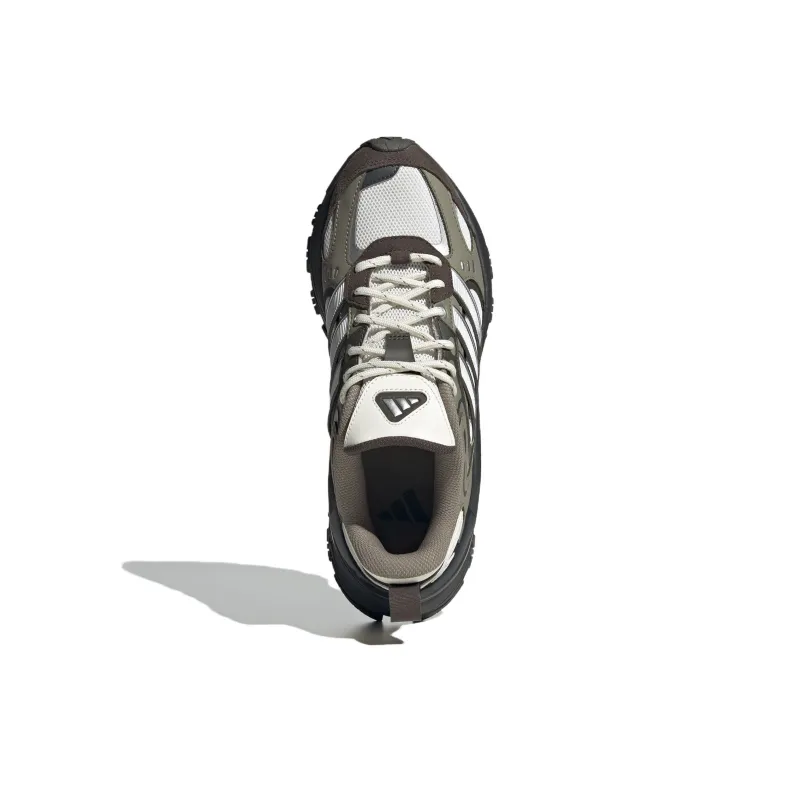 Adidas Anti Slip Wear Resistant Low Top Casual Shoes Unisex Gray Green-4