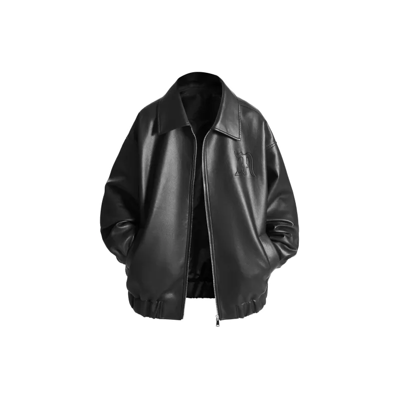 ZMOH Leather Jacket Unisex Couple's-1