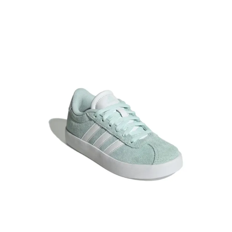 Adidas Anti Slip Wear Resistant Low Top Kids' Skateboarding Shoes Cyan White Kids'-2