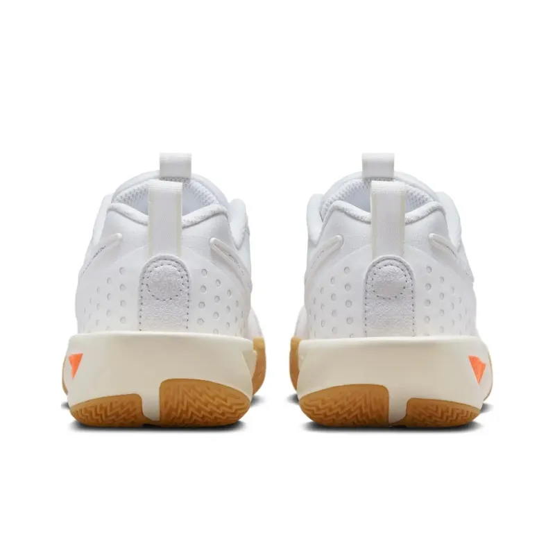 Nike Air Zoom G.T. Cut 3 Cushioning, Wear Resistant Low Top Children's Basketball Shoes White Blue Yellow Unisex-5