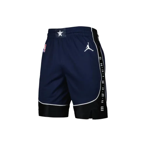 Jordan Dallas Mavericks Casual Shorts Unisex Marine Blue