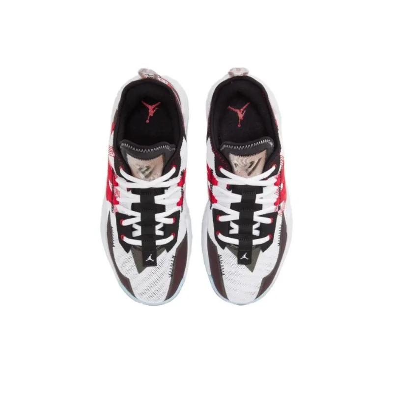 Jordan One Take 1 Slip-Resistant Low-Top Children's Basketball Shoes Red Black Blue Teenagers-1