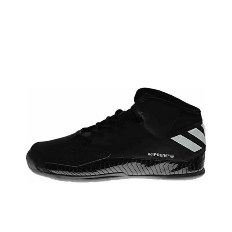 Adidas NEXT LEVEL Anti-Slip Wear-Resistant Mid-Top Basketball Shoes Men's Black-0